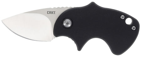 CRKT 7930 Orca Compact 1.79" Folding D2 Steel Blade with Satin Finish, Black GRN Handle
