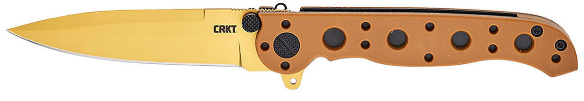 CRKT M16-01DZ EDC 3.03" Folding D2 Steel Blade in Desert Tan Finish with Desert Tan GRN Handle