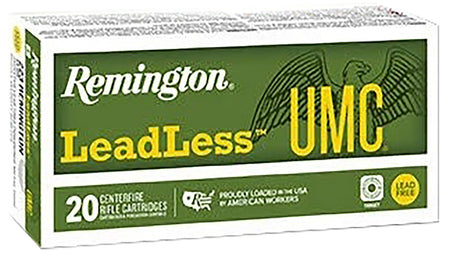 Remington .223 Remington UMC Leadless 55 grain Lead Free Jacketed ammunition
