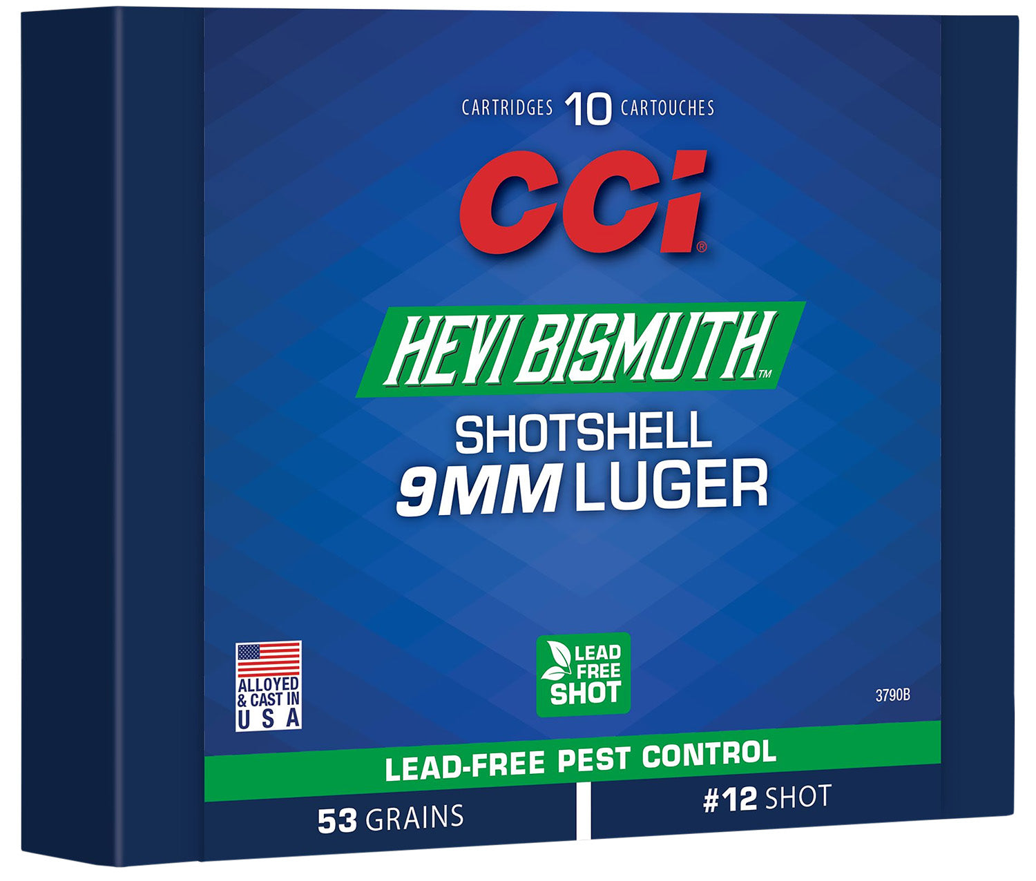 CCI 9mm Luger / Parabellum Pest Control HEVI-Bismuth #11 Shot Size 53 grain Shotshell ammunition