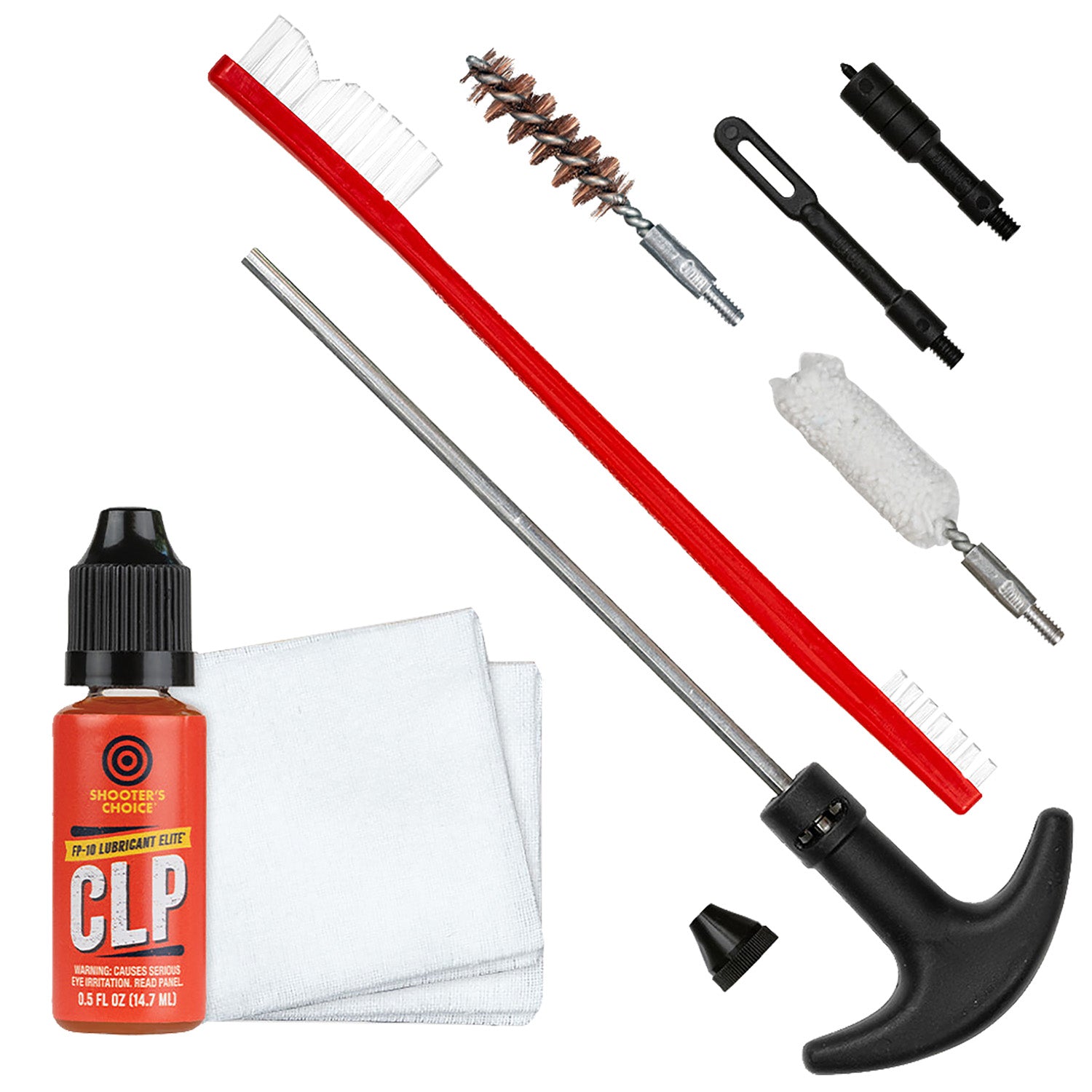 Shooters Choice 9mm Pistol Cleaning Kit with Aluminum Rod SHFSRK9MM