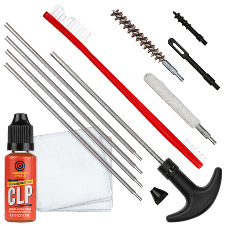 Shooters Choice .30 Caliber Rifle Cleaning Kit with Aluminum Rod SHFSRK30