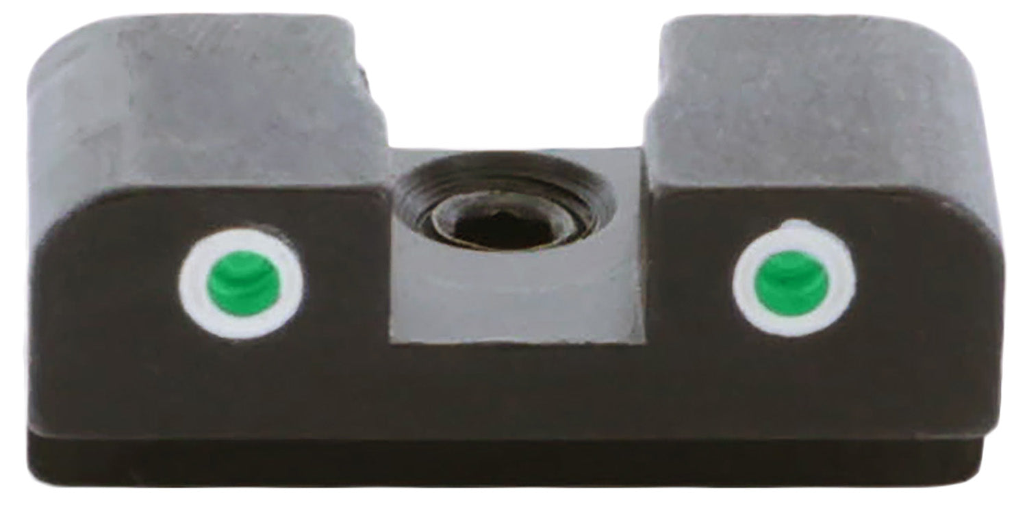 AmeriGlo XD191R Springfield XD / Hellcat Tritium Rear Sight – Green Tritium 2-Dot White Outline