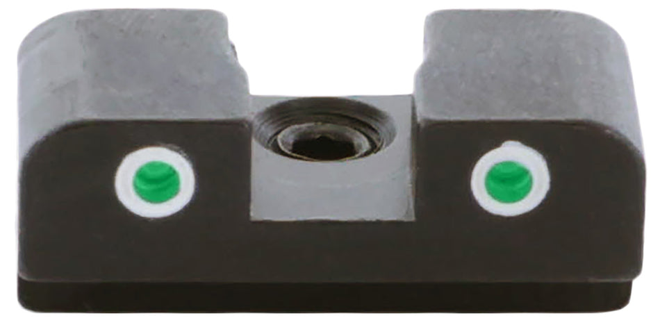 AmeriGlo XD191R Springfield XD / Hellcat Tritium Rear Sight – Green Tritium 2-Dot White Outline
