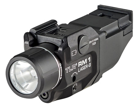 Streamlight 69444 TLR RM 1 Green Laser Weapon Light 500 Lumen White LED Black Anodized Rail Mount