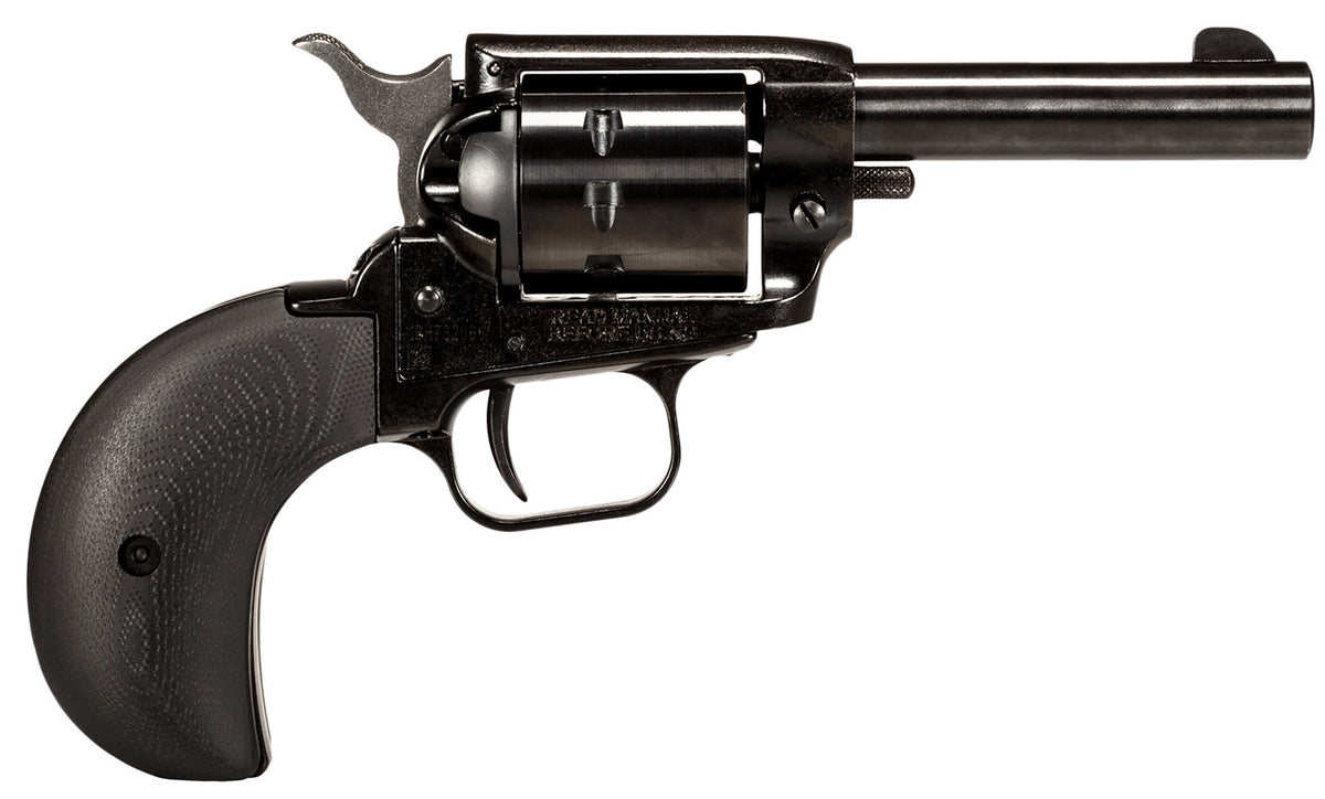 Heritage Mfg BK229WB3BH Barkeep Compact Frame 22 WMR 9rd 3" Black Oxide Steel Barrel, Frame & Cylinder, Black Birds Head G10 Grip, Exposed Hammer