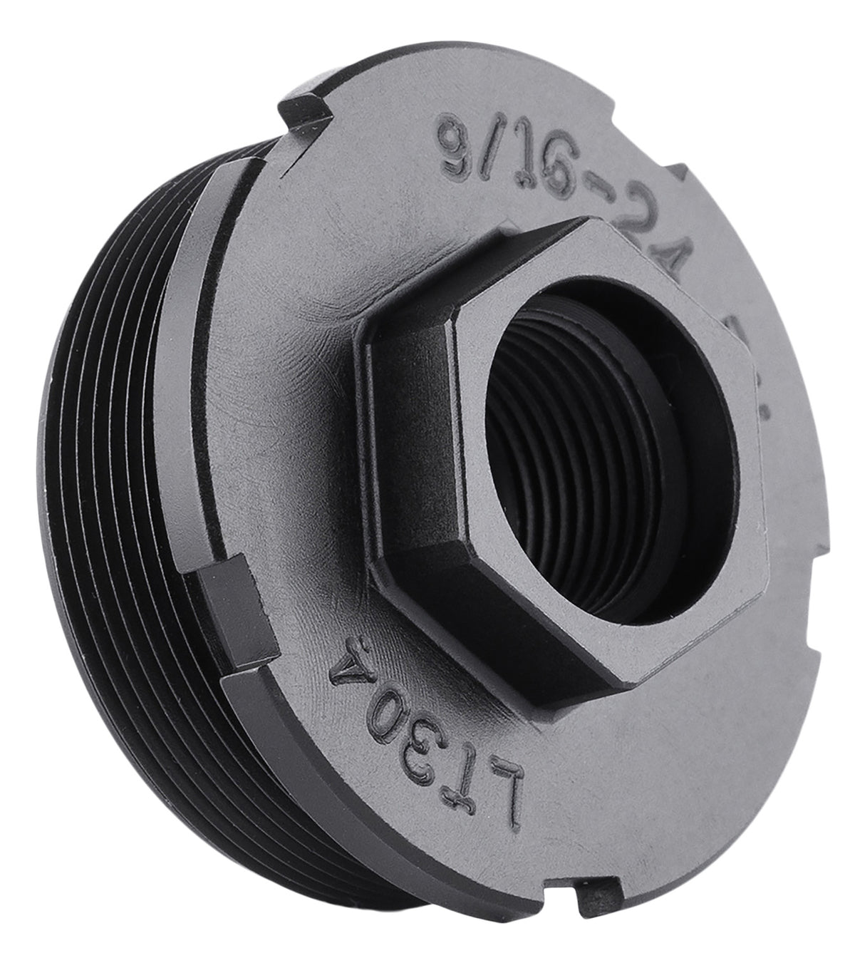 Dead Air LT301 Direct Thread HUB Mount 1/2"-28 4140 High Tensile Alloy Steel Black