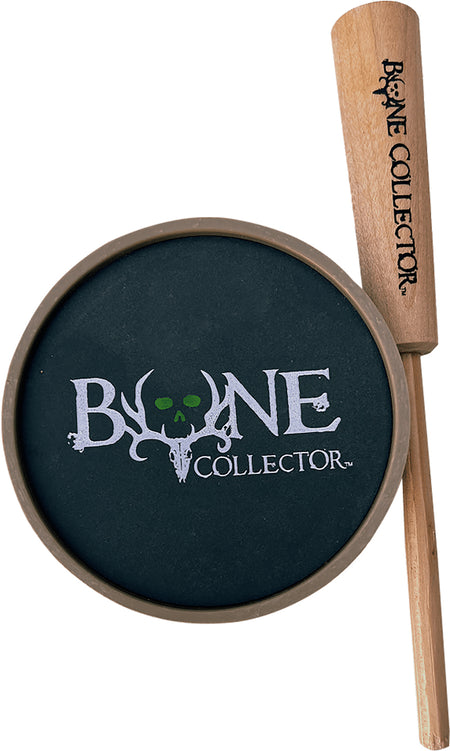 Bone Collector BC110013 Light's Out Slate Surface Turkey Pot Call Black/Brown Hardwood