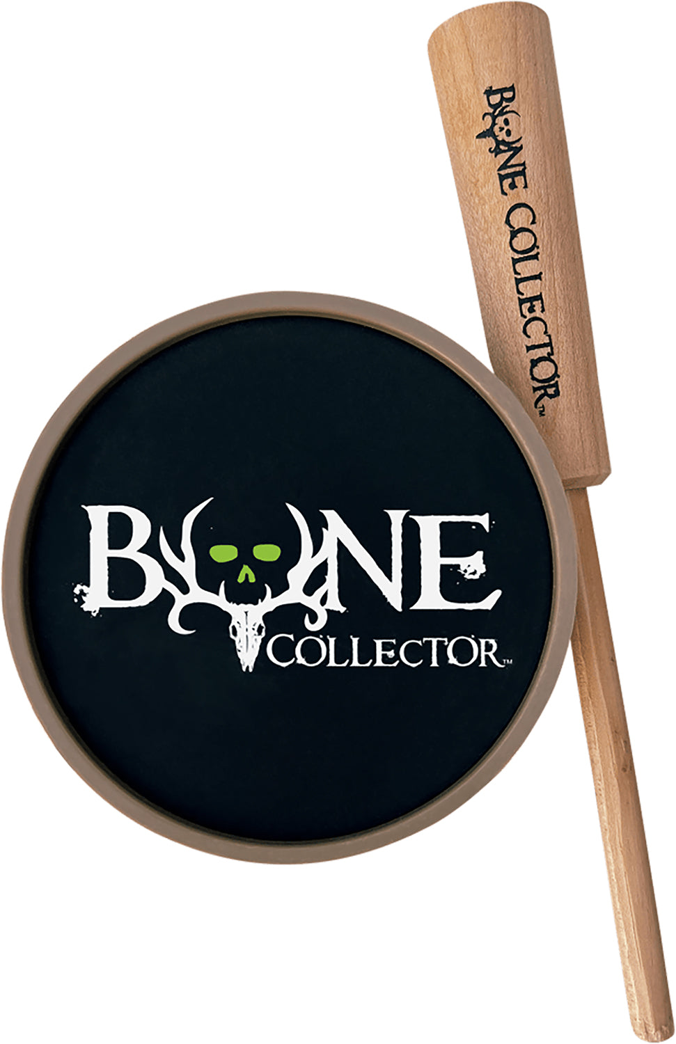 Bone Collector BC110015 Lights Out Turkey Pot Call Aluminum Surface Hardwood Striker