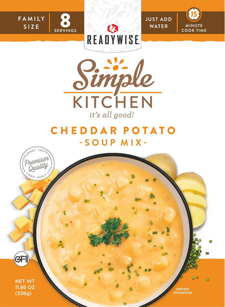 Simple Kitchen RWSK05061 Cheddar Potato Soup 8 Servings Per Pouch Case of 6