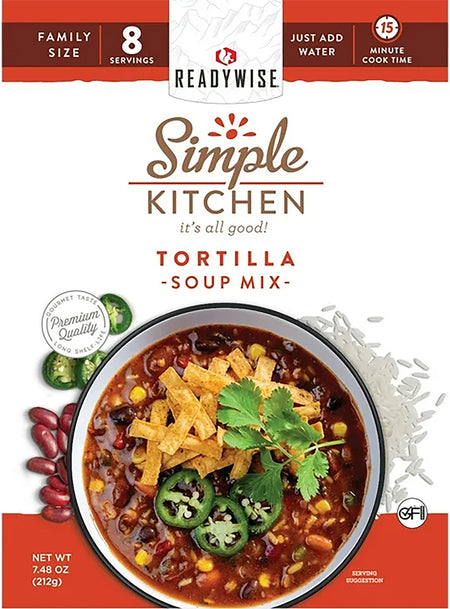 Simple Kitchen RWSK05063 Tortilla Soup 8 Servings Per Pouch Case of 6