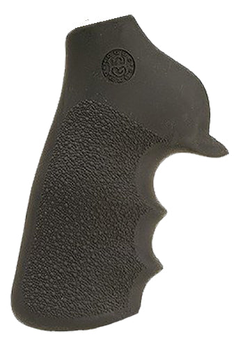Hogue 80020 Black Rubber Tamer Grip with Finger Grooves for Ruger GP100 & Super Redhawk