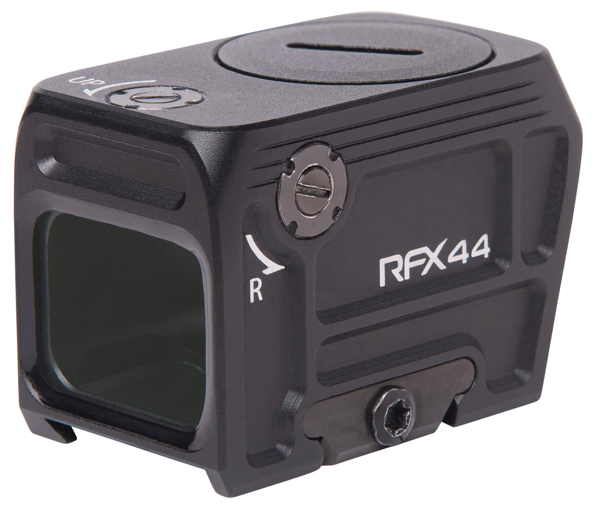 Viridian RFX44 Black 5 MOA Closed Emitter Green Dot 1x Sight ACRO Footprint with Picatinny Low Mount
