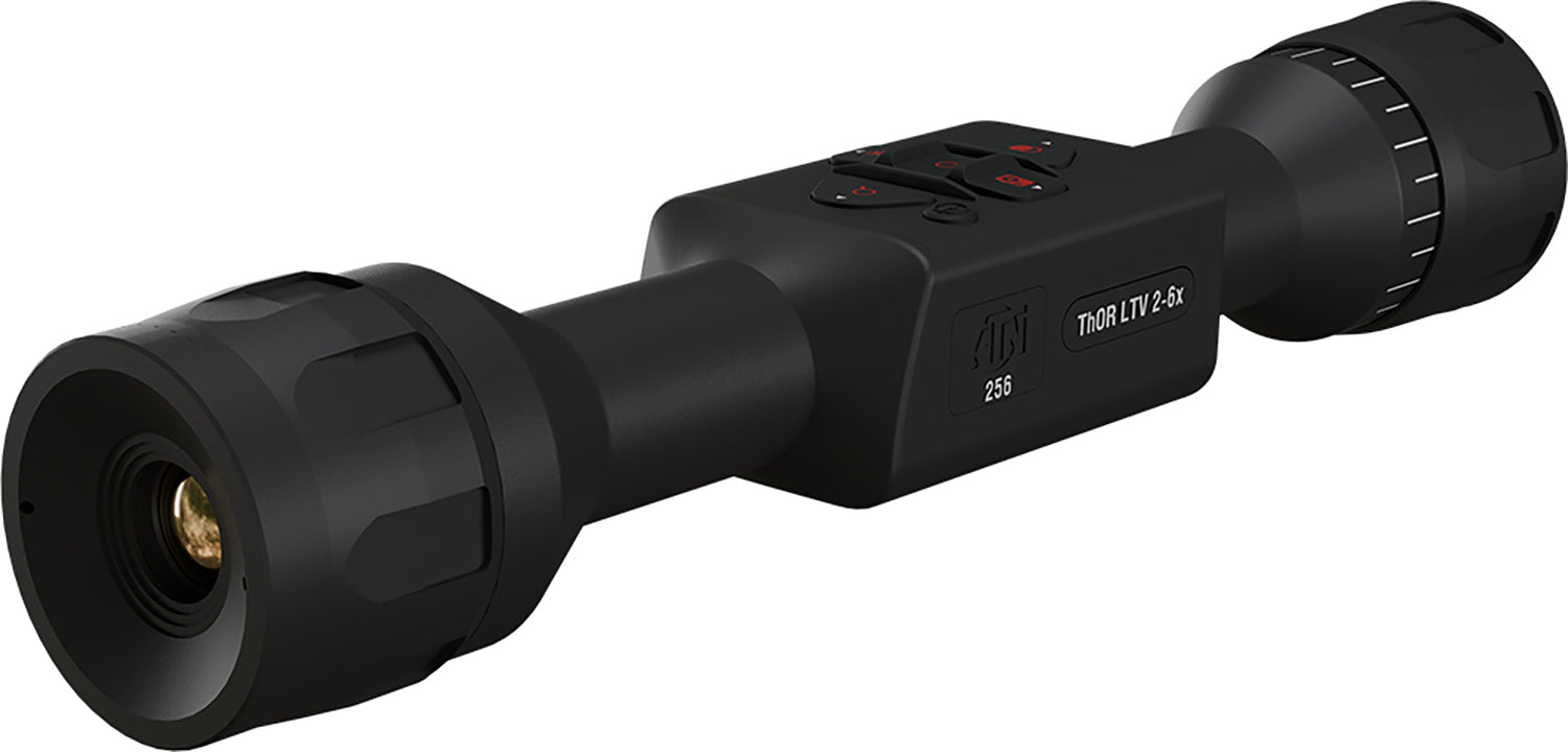 ATN Thor LTV 2-6x19mm Thermal Rifle Scope Multi Reticle 256x192 Resolution 50Hz Black