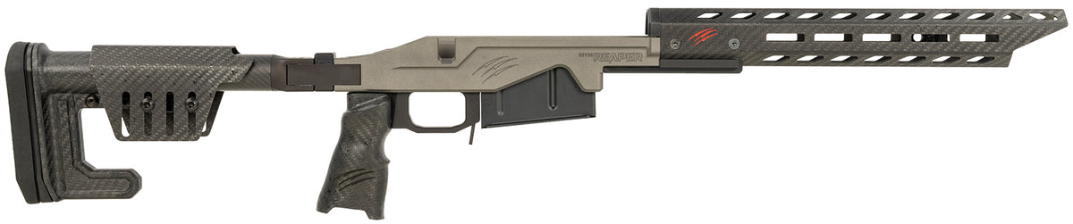 Fierce Firearms LACHSTU AR-15 Long Action Chassis Kit Tungsten Gray Finish