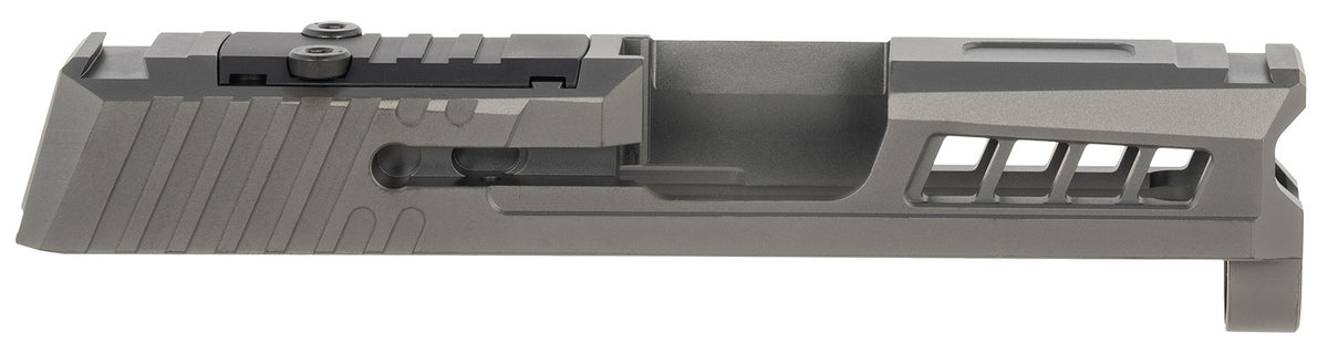 True Precision Inc TPP365SBCRMS Black DLC Axiom Optic Cut Slide Fits Sig P365