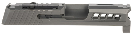 True Precision Inc TPP365SBCRMS Black DLC Axiom Optic Cut Slide Fits Sig P365