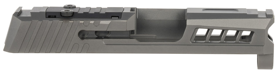 True Precision Inc TPP365SBCRMS Black DLC Axiom Optic Cut Slide Fits Sig P365