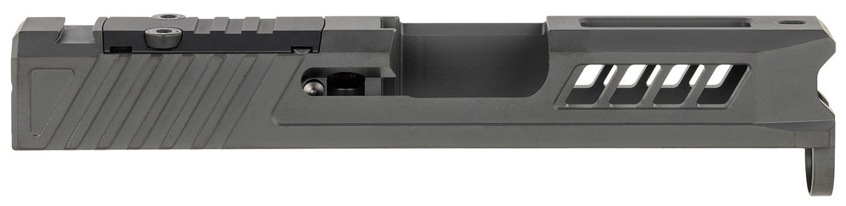 True Precision Inc TPG43SBCRMS Black DLC Axiom Optic Cut Slide Fits Glock 43