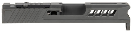 True Precision Inc TPG43SBCRMS Black DLC Axiom Optic Cut Slide Fits Glock 43
