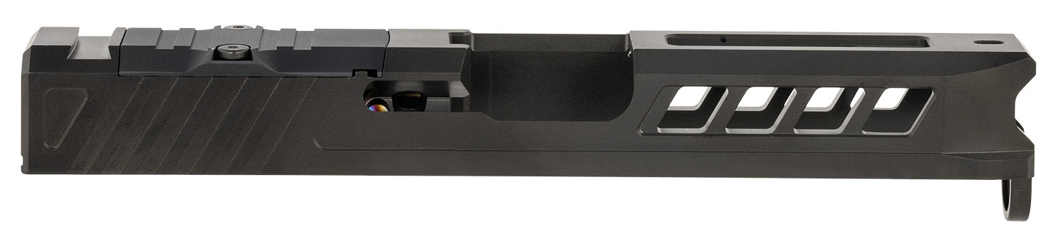 True Precision Inc TPG19SBCRMR Black DLC Axiom Optic Cut Slide Fits Glock 19 Gen1-3