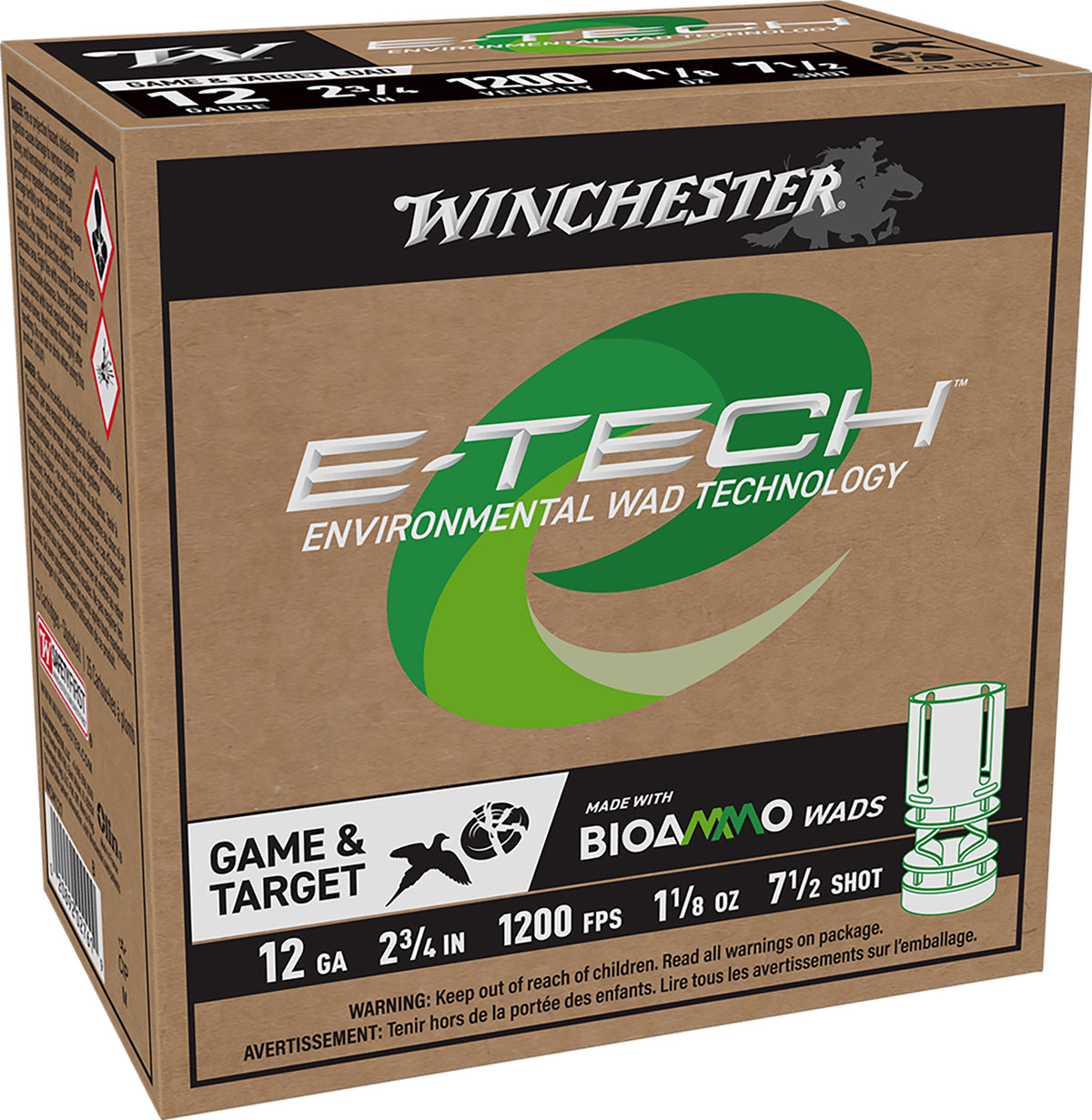 Winchester WCM127 E-Tech                                                                                                                                                                                                          12 Gauge 2.75" 1-1/8oz 7