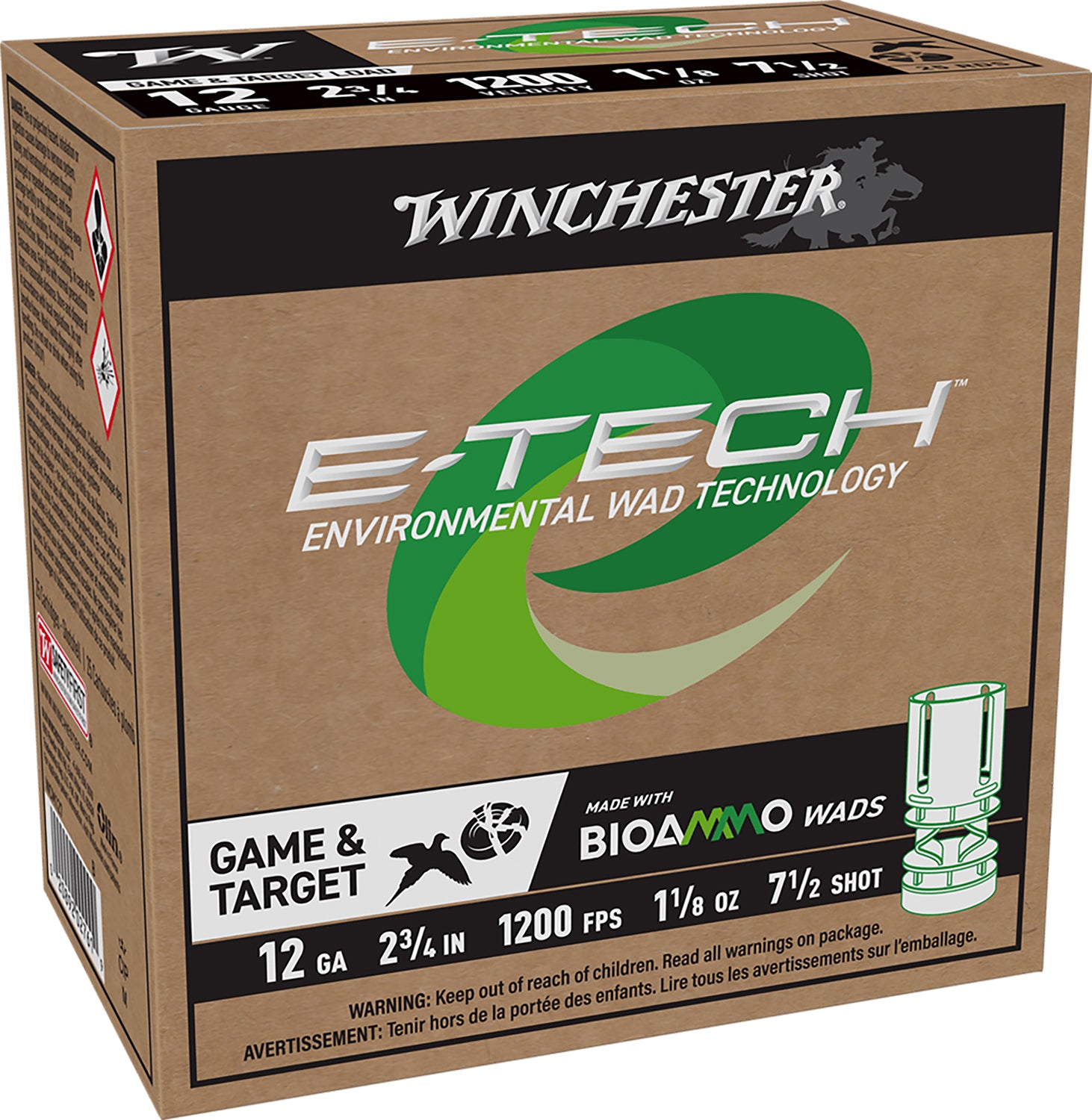 Winchester WCM127 E-Tech                                                                                                                                                                                                          12 Gauge 2.75" 1-1/8oz 7