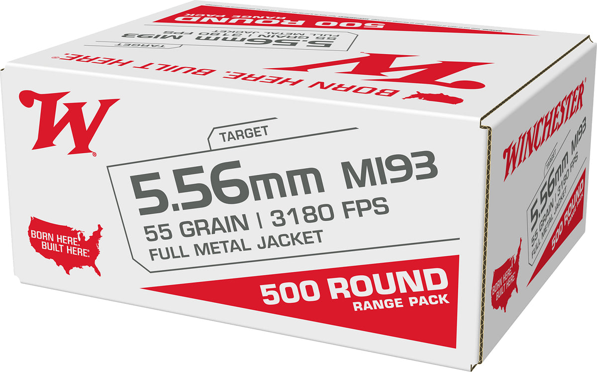 Winchester M193 Full Metal Jacket 55 Grain 5.56x45mm NATO  020892228320