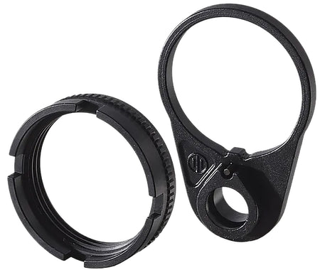 Primary Weapons Systems 4BTRLPB-1F Castle Nut Ratchet Lock with QD End Plate Black
