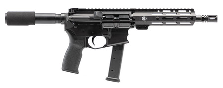 Bersa BAR9GL8BSC AR9 9mm Luger 27+1 8" Barrel, KAW Valley XL Compensator, Hard Coat Anodized Metal Finish, M-Lok Handguard, Magpul MOE+ Grip, Manual Safety