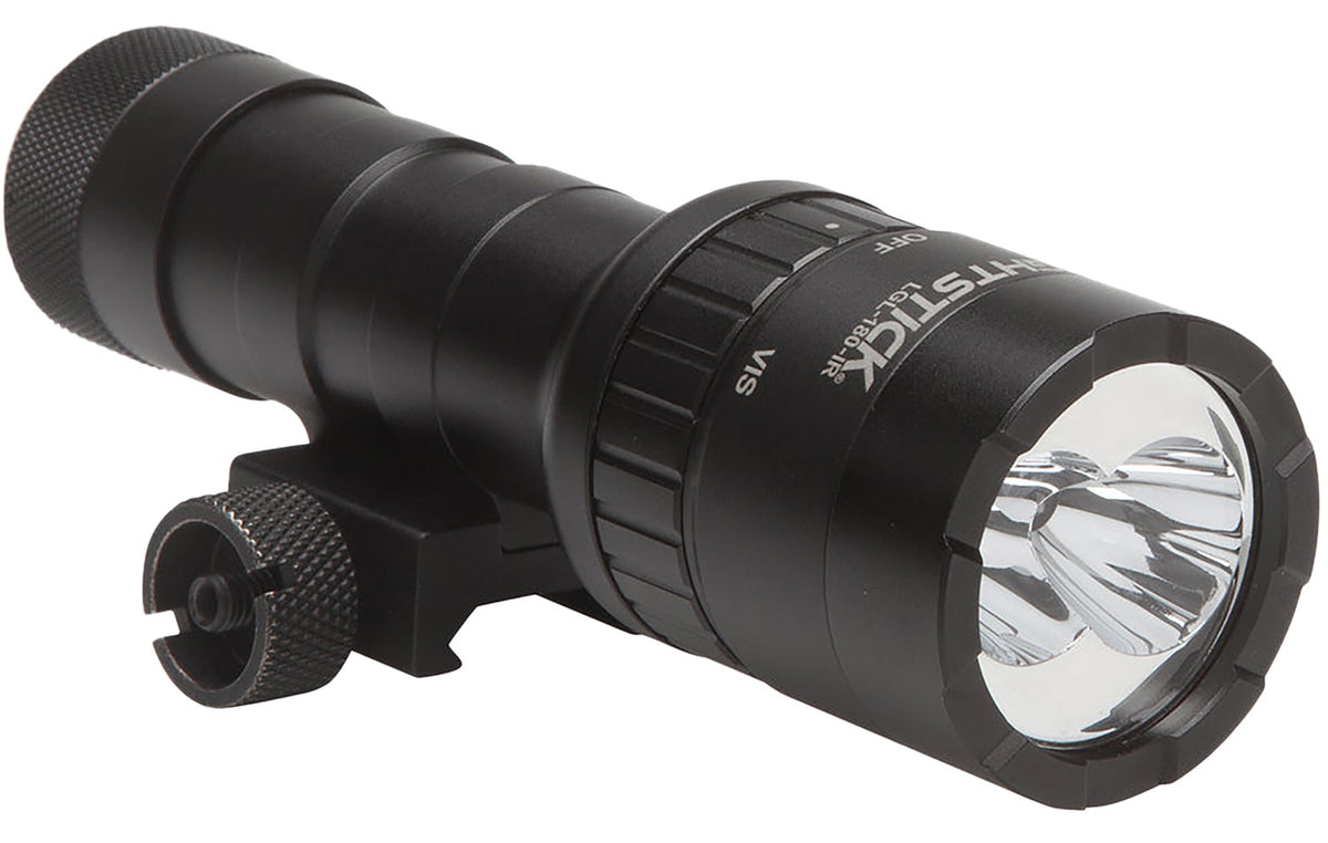 Nightstick LGL180IR Dual-Wavelength Long Gun Weapon Light Kit 1100 Lumens LED 1400mW 940nm IR Black Anodized