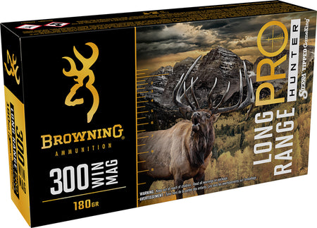 Browning .300 Winchester Mag Long Range Pro 180 grain Sierra Tipped GameKing boat-tail ammunition