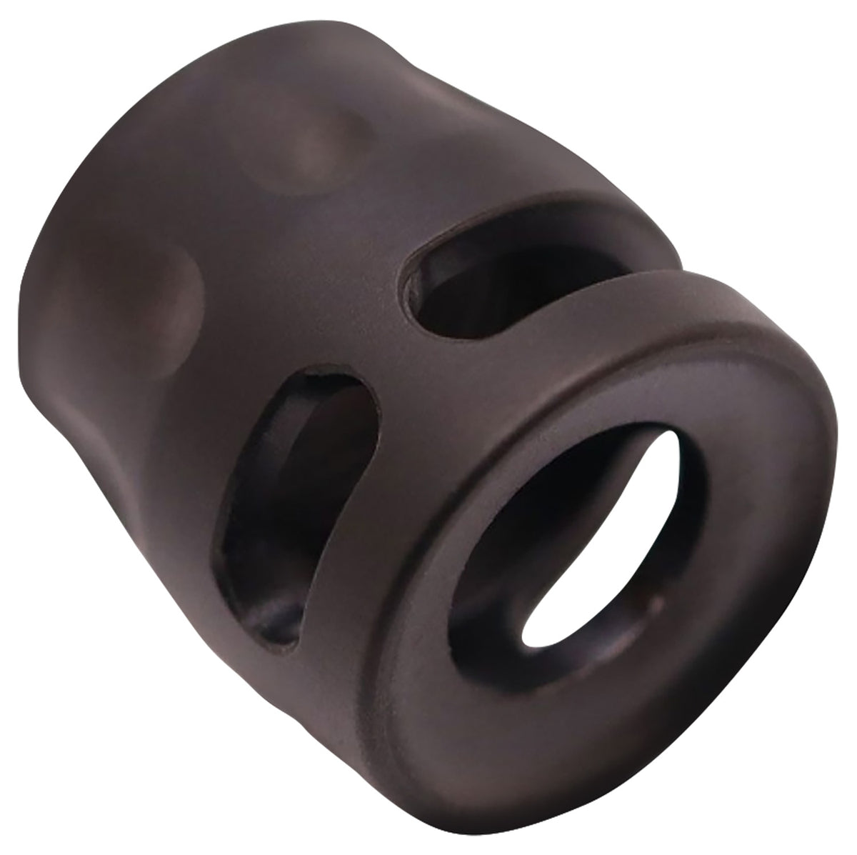 True Precision Micro Compensator S-Type Black DLC 416R SS 1/2x28 Threads 9mm/380