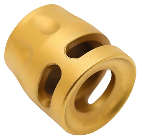 True Precision Micro Compensator S-Type Gold 416R SS 1/2x28 Threads 9mm/380