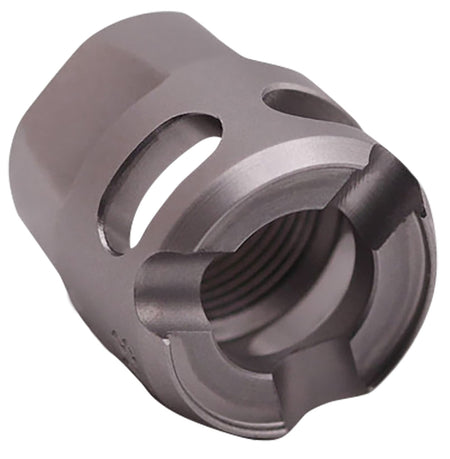 True Precision Micro Compensator Y-Type Satin Stainless 416R SS 1/2x28 Threads 9mm/380