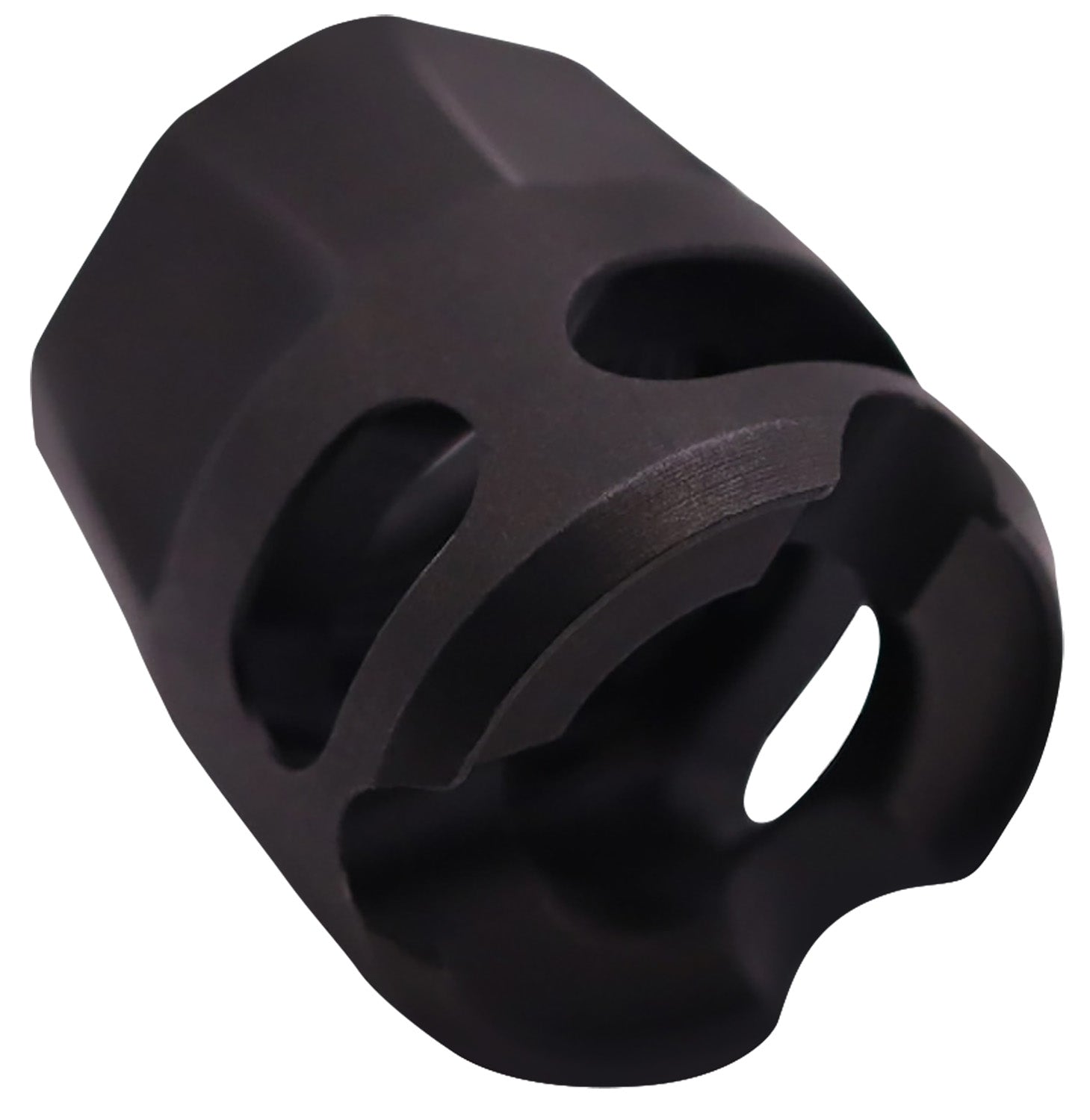 True Precision Micro Compensator Y-Type Black Nitride 416R SS 1/2x28 Threads 9mm/380