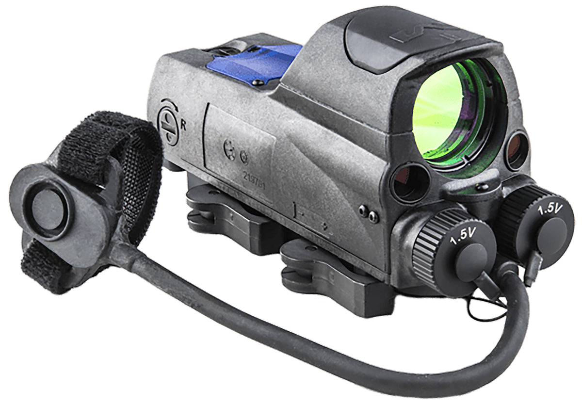Meprolight USA 0687703 MOR PRO 1x 30mm Bullseye Reticle Red Dot, Red & IR Laser