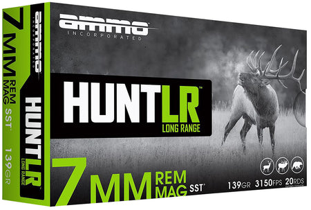 Ammo Inc Hunt Super Shock Tip 139 Grain 7mm Remington Mag  818778023646