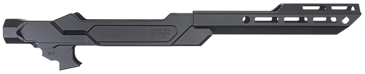 Sharps Bros SBC07 Heatseeker Ruger 10/22 Chassis Stock Matte Black Cerakote 9" M-LOK