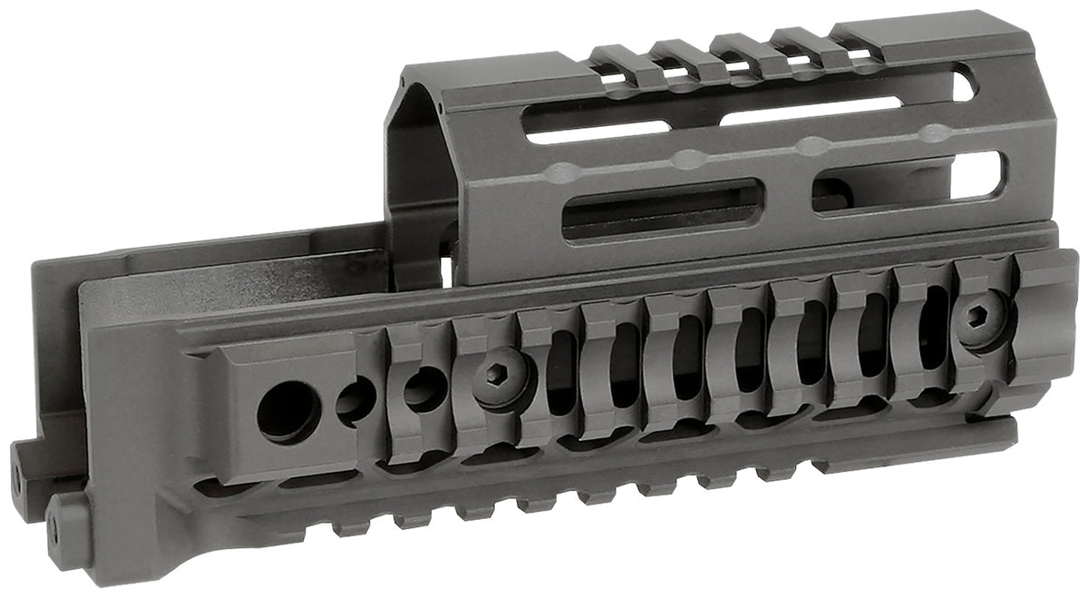 Midwest Industries MIAKALPHAQR6 AK-47/AK-74 Alpha 6.00" Aluminum Drop-In Handguard Black