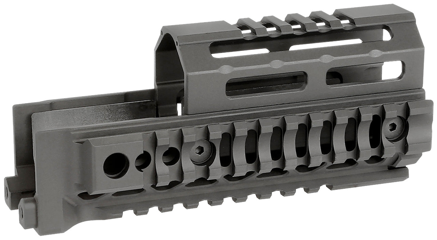 Midwest Industries MIAKALPHAQR6 AK-47/AK-74 Alpha 6.00" Aluminum Drop-In Handguard Black