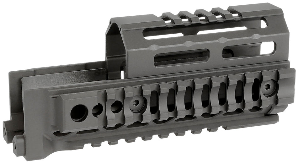 Midwest Industries MIAKALPHAQR6 AK-47/AK-74 Alpha 6.00" Aluminum Drop-In Handguard Black