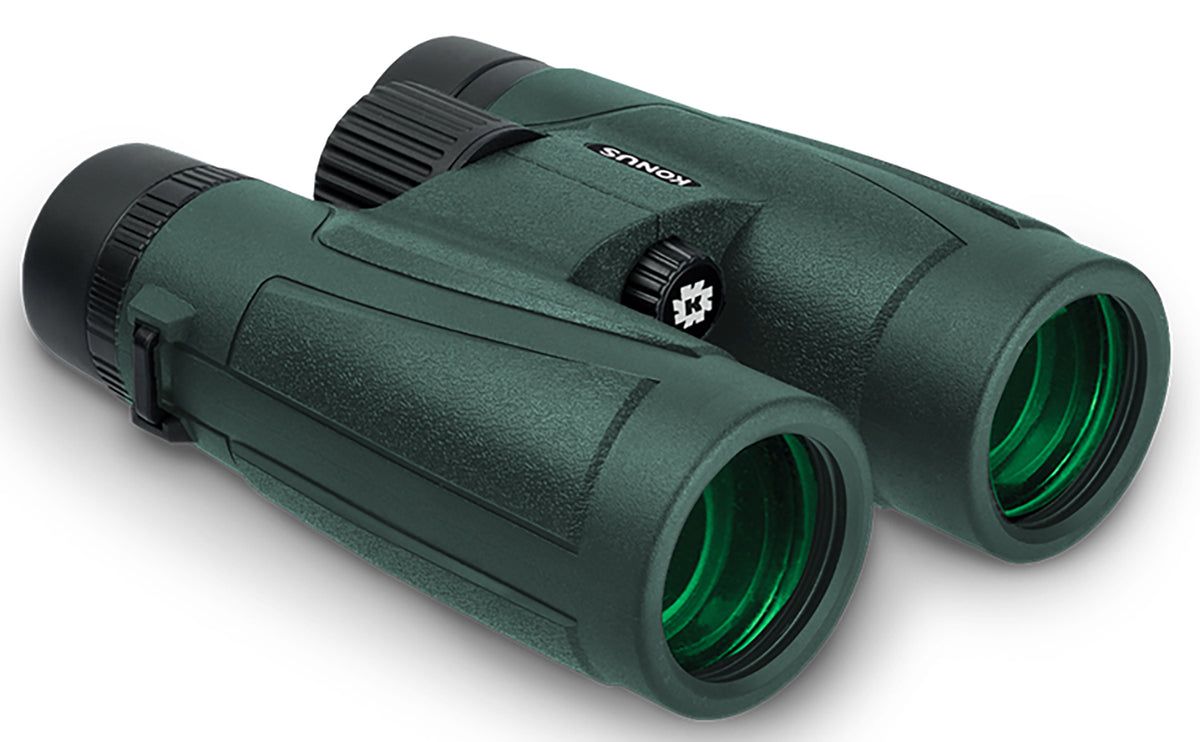 Konus 2272 Regent-HD 8x42 BaK-4 Roof Prism Wide Angle Center Focus Binoculars Black