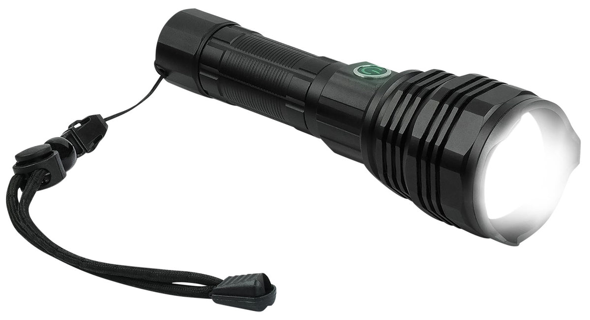 Konus 3933 Konuslight-5K Black 5000 Lumen Turbo Mode Rechargeable LED Flashlight
