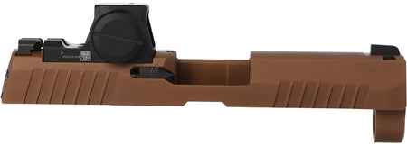 Sig Sauer 8901569 P320 ROMEO-X Pro Integrated Slide Assembly 9mm Luger Coyote Brown Finish