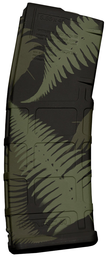 Weapon Works 228048 30rd PMAG GEN M2 MOE AR/M4 Polymer Magazine Ferns Green Camo