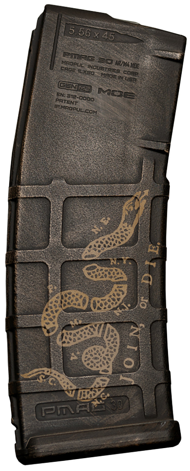 Weapon Works 228052 30rd PMAG GEN M2 MOE AR/M4 Polymer Magazine Join Or Die Print