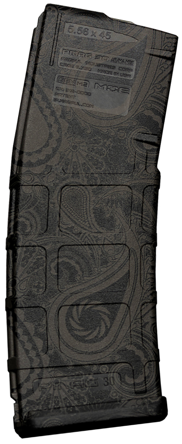 Weapon Works PMAG GEN M2 MOE 30rd AR/M4 Paisley Laser Pattern Polymer Magazine