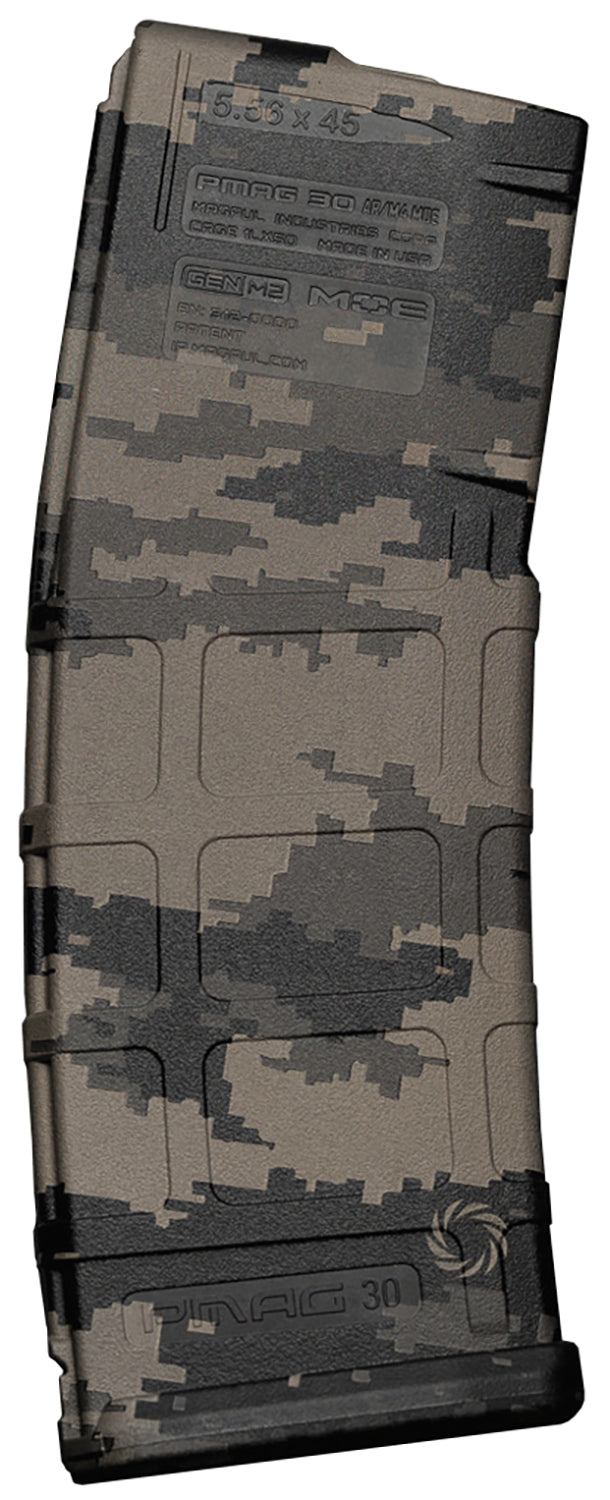 Weapon Works PMAG GEN M2 MOE 30rd AR/M4 Digital Laser Pattern Polymer Magazine