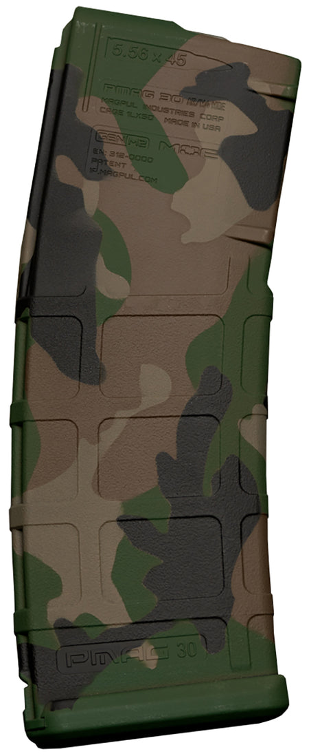 Weapon Works PMAG GEN M2 MOE 30rd AR/M4 M81 Woodland Camo Polymer Magazine